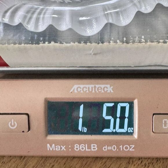 Christmas Winter Scene Plate 9" Clear Deer Tree Studio Nova Bon Bon Serving Dish - Picture 9 of 9